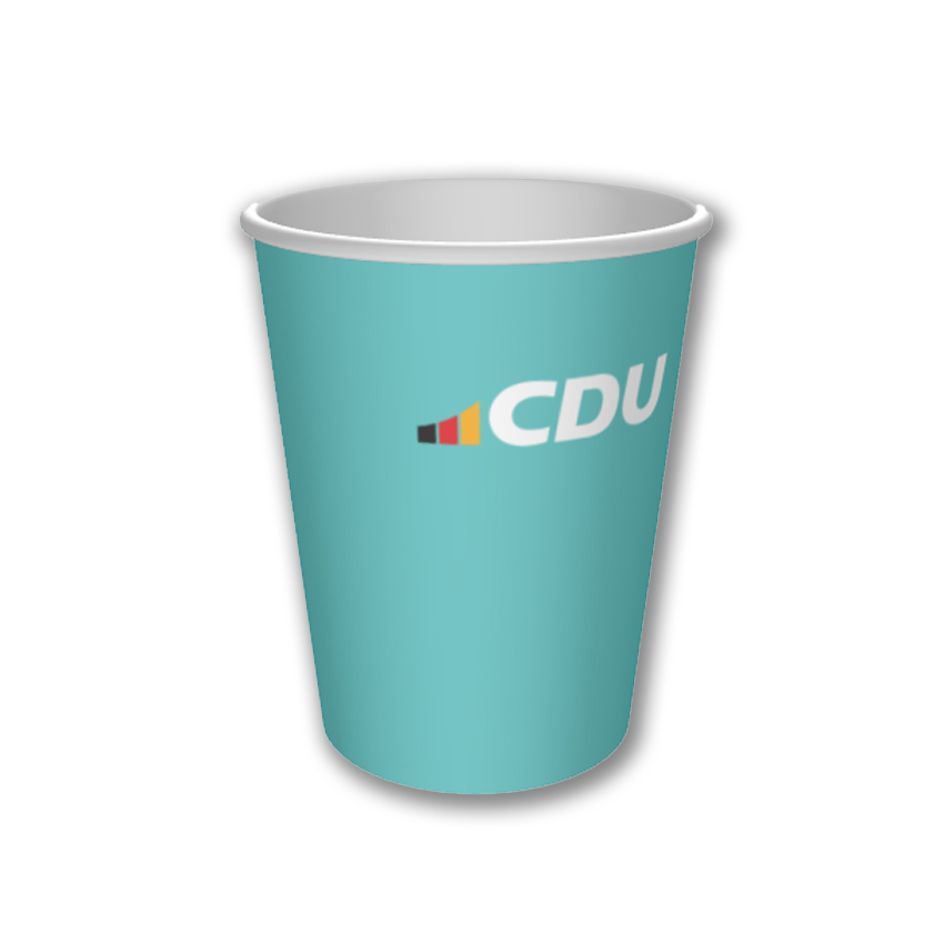 Kartontrinkbecher "CDU"