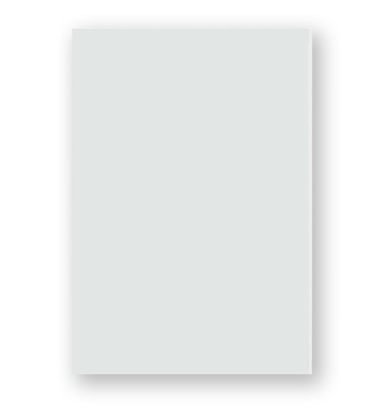Urkundenmappe transparent. Ohne Bedruckung.