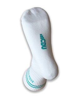 Abbildung der Sockensohle.