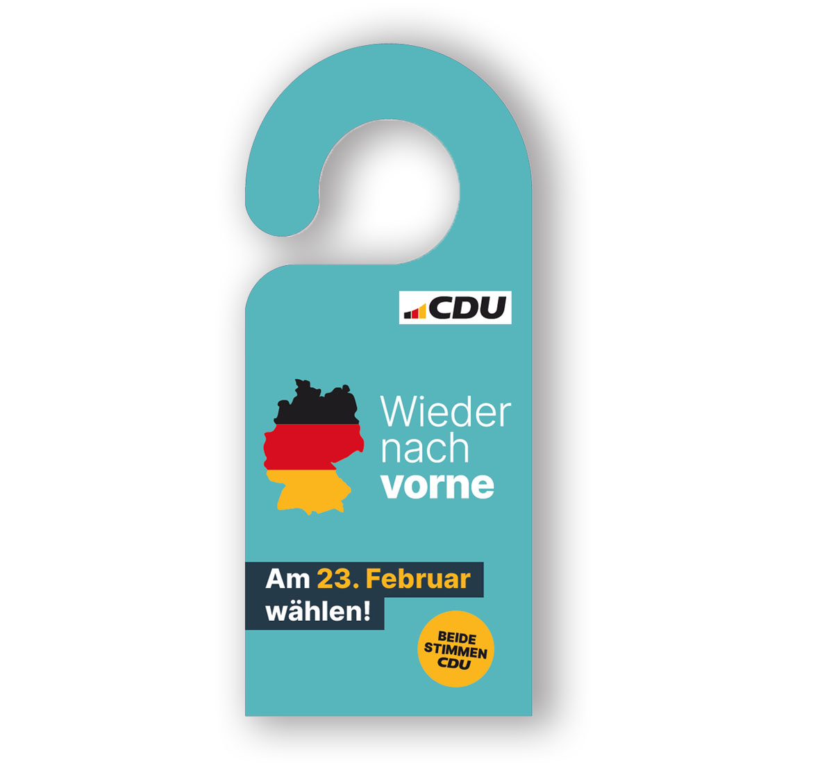 Türanhänger zur Bundestagswahl 2025