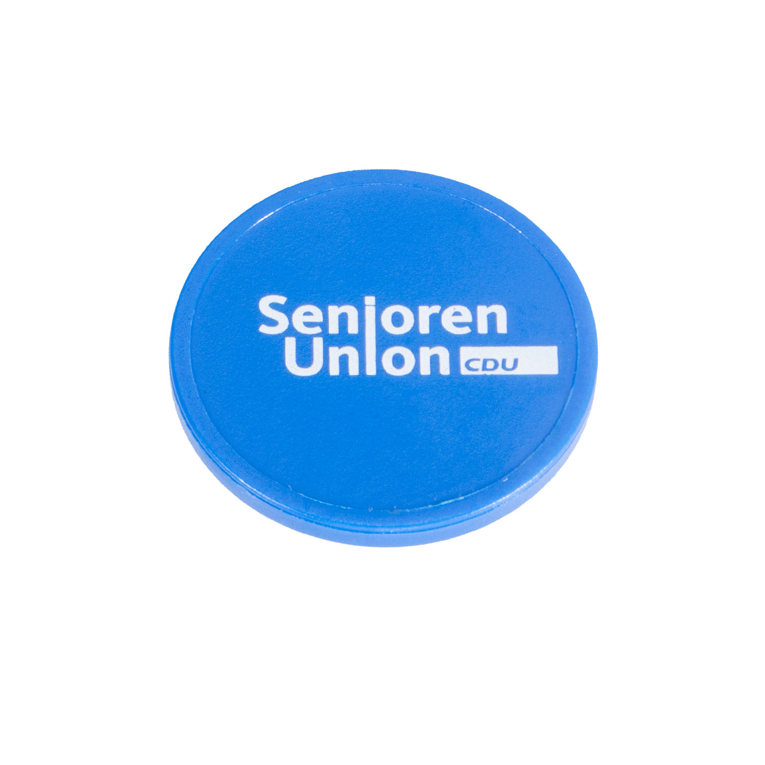 Einkaufswagen-Chip + Halter "Senioren Union"
