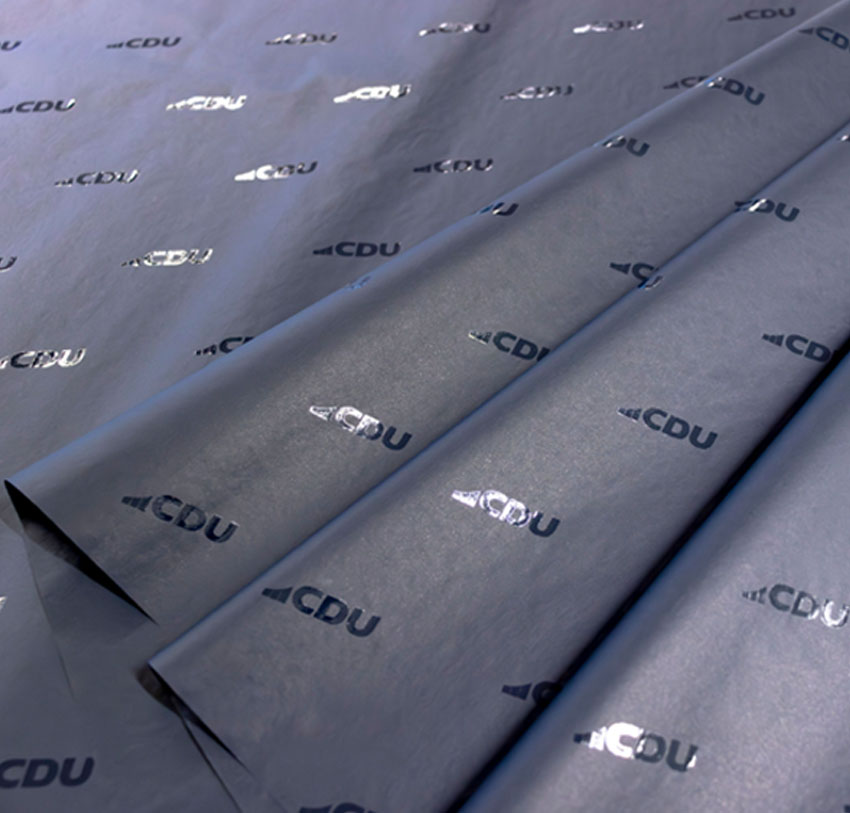CDU Seidenpapier    Rhöndorf-Blau