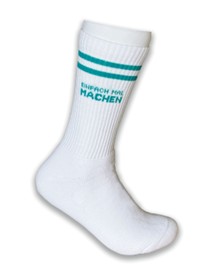 Abbildung der Sockenaußenseite.