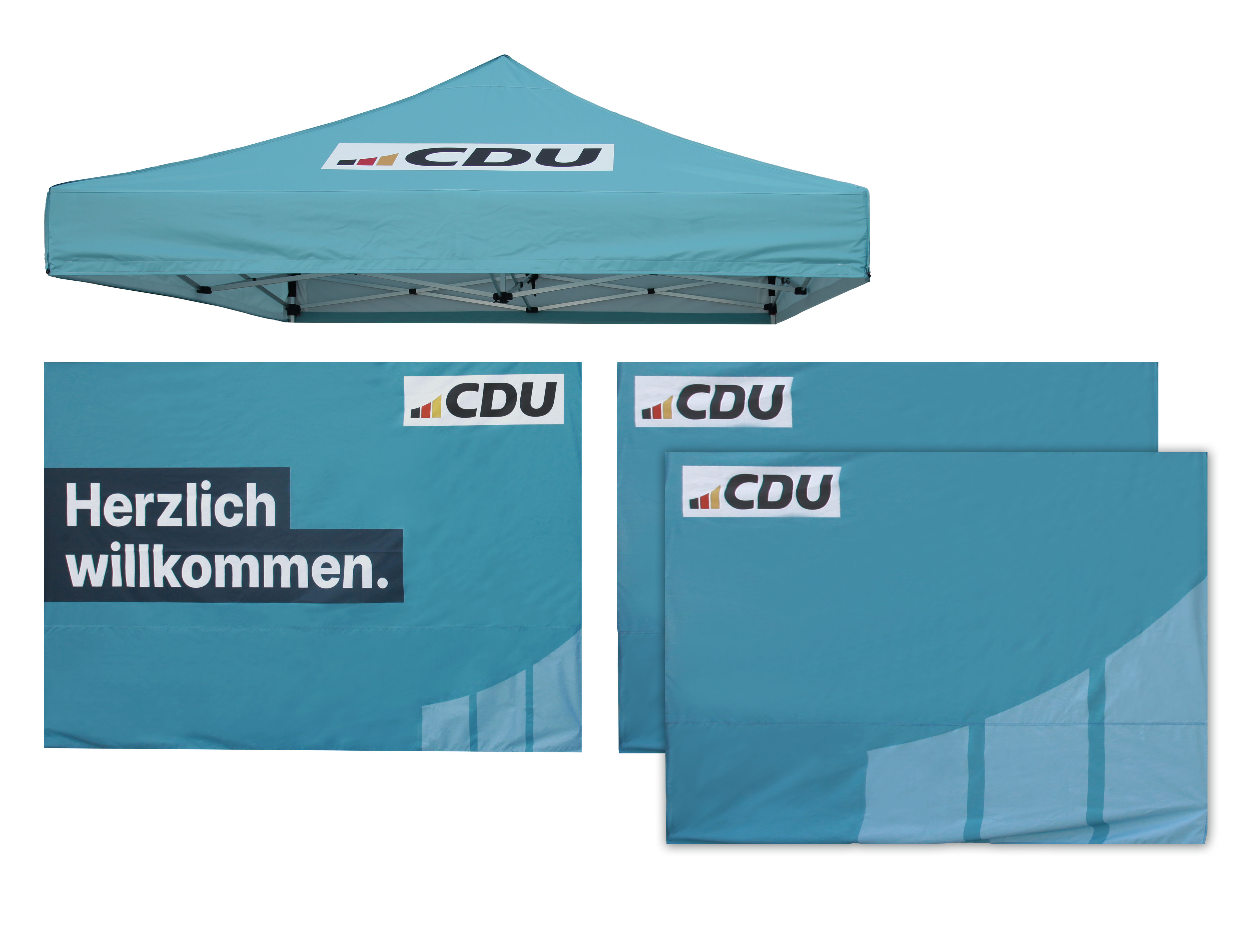 Pavillon-Stoffbespannung "CDU"