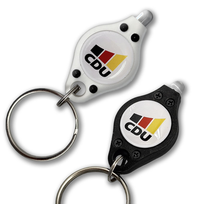 Mini-LED-Schlüsselringlleuchte "CDU"