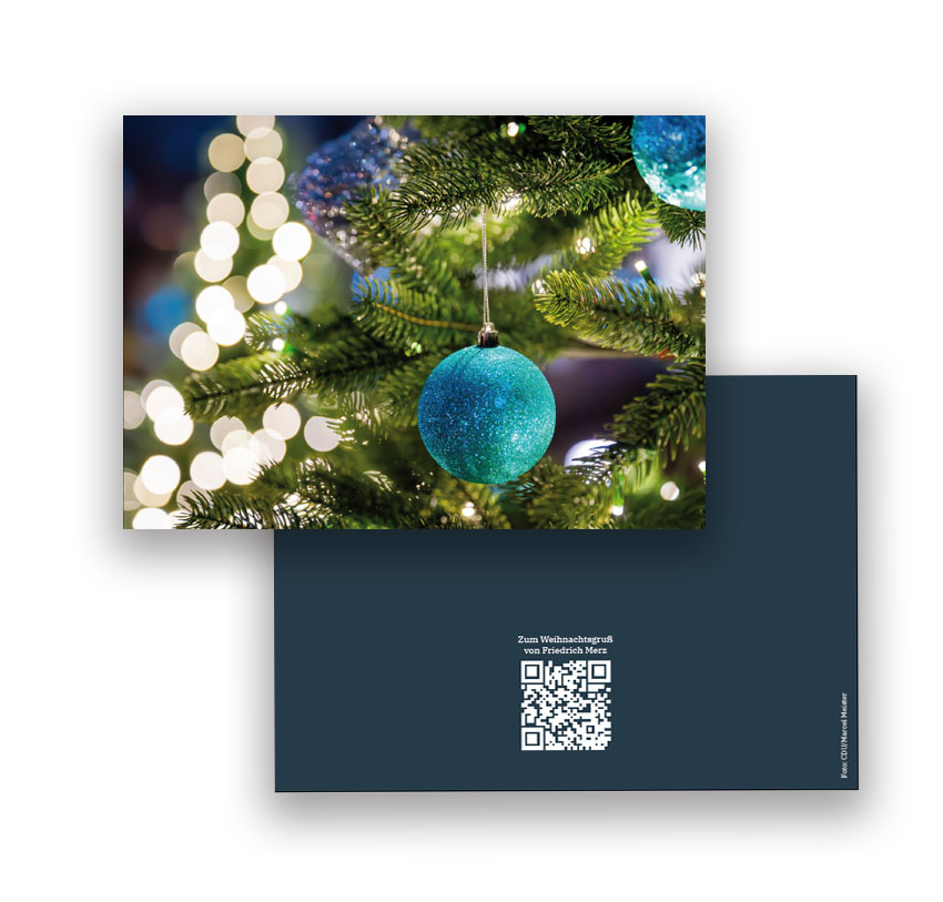 CDU-Weihnachtskarte