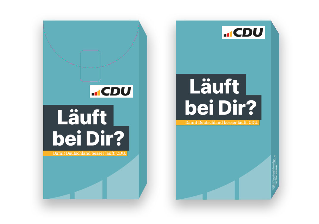 Papiertaschentücher "Läuft bei Dir?"