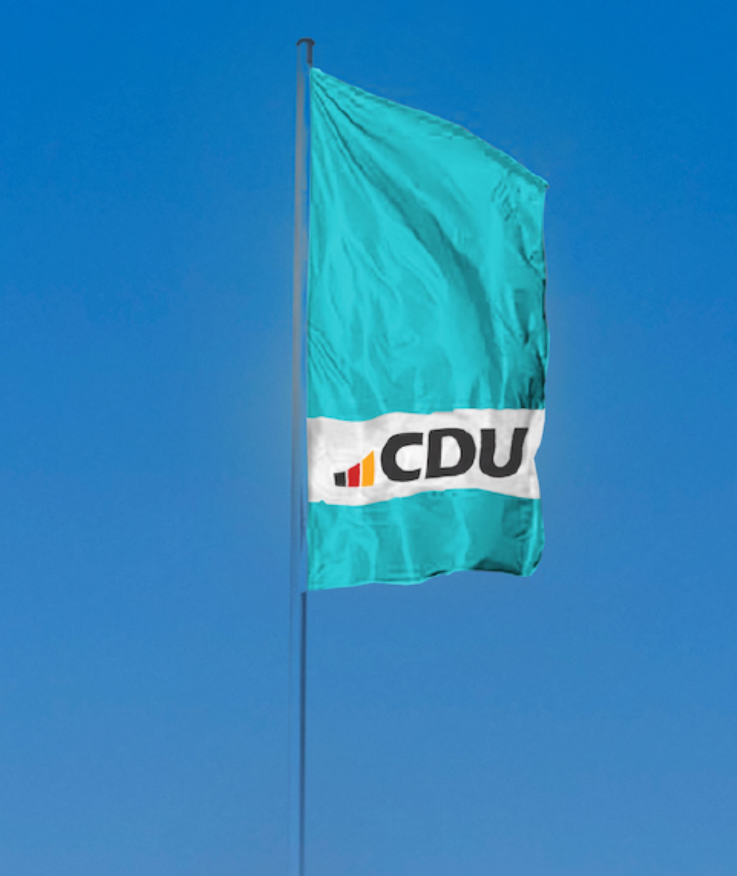 CDU-Hissfahne